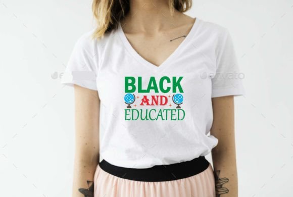 Black and Educated SVG Design