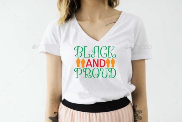 Black and Proud SVG Design