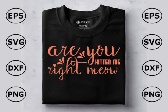Cat T Shirt Design, ARE YOU KITTEN ME