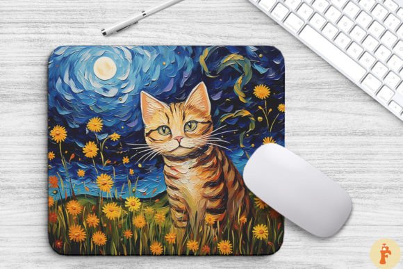 Starry Night American Shorthair Cat